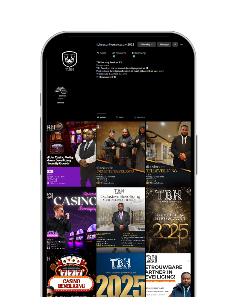 tbh social media mock up